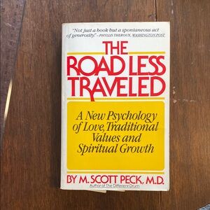 The Road Less Traveled by M. Scott Peck - White Cover